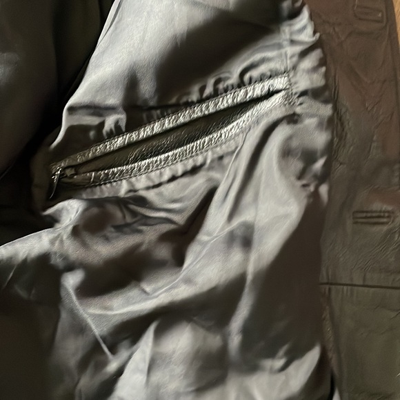 Structure (express for men) Black Leather Jacket - Picture 7 of 14